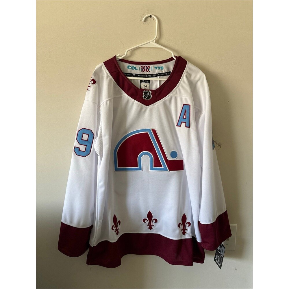 Men’s Fanatics Nathan Mackinnon #29 Quebec Nordiques NHL Jersey Sz 54 - NWT RARE